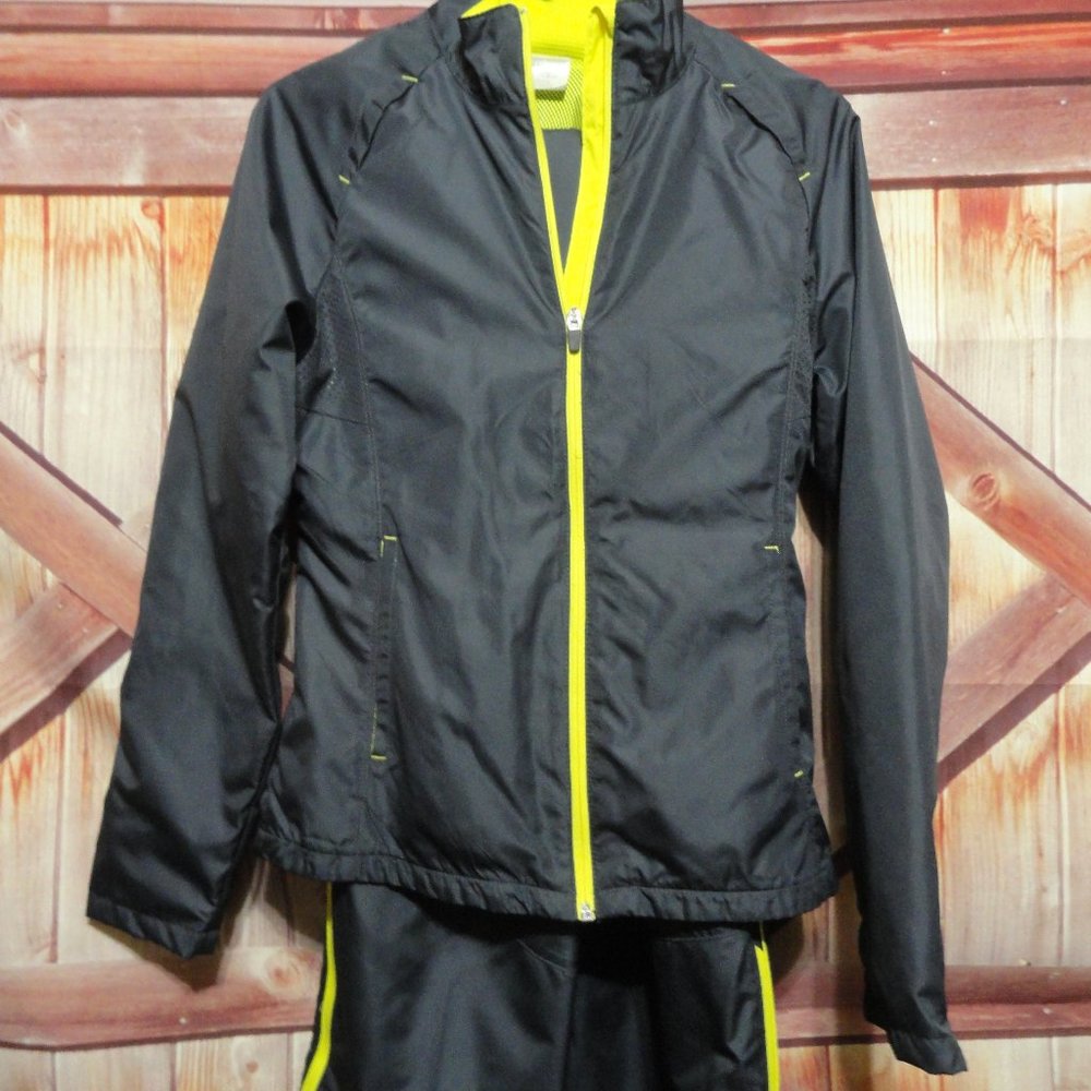 Danskin Now Track Suit, Vented jacket, Elastic drawstring pants~EUC~Gray… - Picture 2 of 9